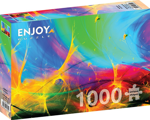 Rainbow Fractals Puzzel (1000 stukjes)