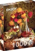 Dahlias and Wine Puzzel (1000 stukjes)