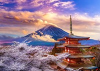 Fuji Mountain in Spring Japan Puzzel (1000 stukjes)-2