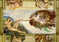 Michelangelo Buonarroti - The Creation of Adam Puzzel (1000 stukjes)-2
