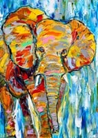Colorful Elefant Puzzel (1000 stukjes)-2