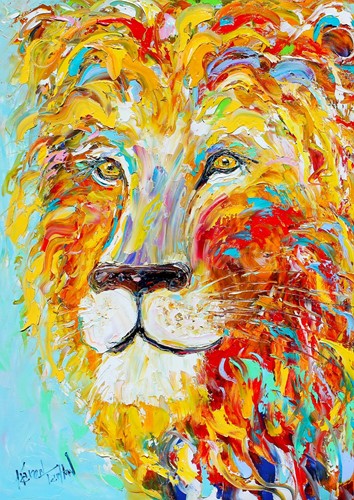 Colorful Lion Puzzel (1000 stukjes)-2