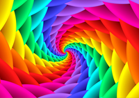 Gradient Rainbow Swirl Puzzel (1000 stukjes)-2