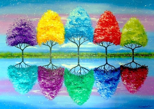 Each Tree Has Its Own Colorful History Puzzel (1000 stukjes)-2