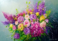 A Bouquet of Roses for Her Puzzel (1000 stukjes)-2