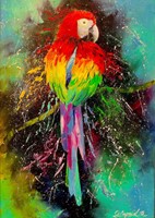 Colorful Parrot Puzzel (1000 stukjes)-2