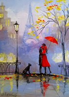 Rainy Day in Paris Puzzel (1000 stukjes)-2