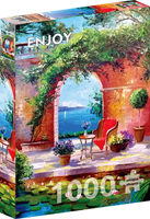 Sea View Through the Arch Puzzel (1000 stukjes)