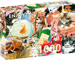 Curious Cats Puzzel (1000 stukjes)