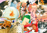 Curious Cats Puzzel (1000 stukjes)-2
