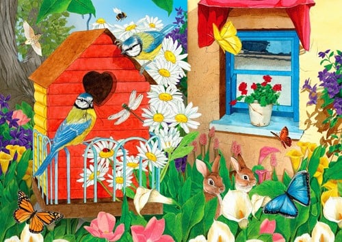 Birdhouse Garden Puzzel (1000 stukjes)-2