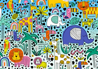 Doodle Safari Puzzel (1000 stukjes)-2