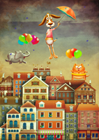 Above the City Puzzel (1000 stukjes)-2