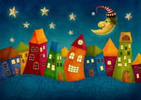 Fantasy Colorful Houses Puzzel (1000 stukjes)-2