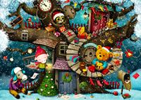 Fairy Tale Christmas Puzzel (1000 stukjes)-2