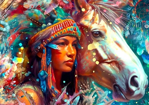 Wild Spirit Puzzel (1000 stukjes)-2