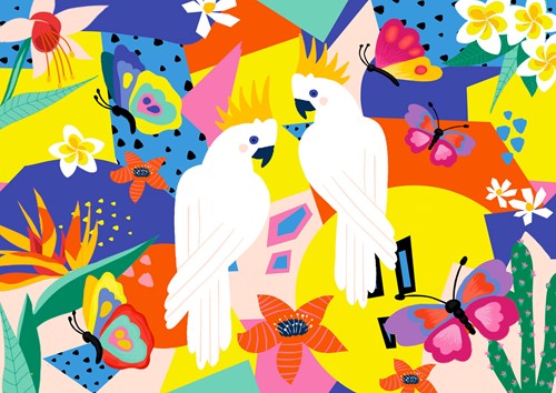 Cockatoo Puzzel (1000 stukjes)-2