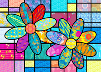 Designer Patterns 3 Puzzel (1000 stukjes)-2
