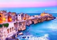 Vieste on the Rocks, Italy Puzzel (1000 stukjes)-2
