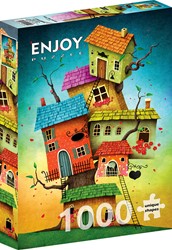 Fairy Tale Houses Puzzel (1000 stukjes)