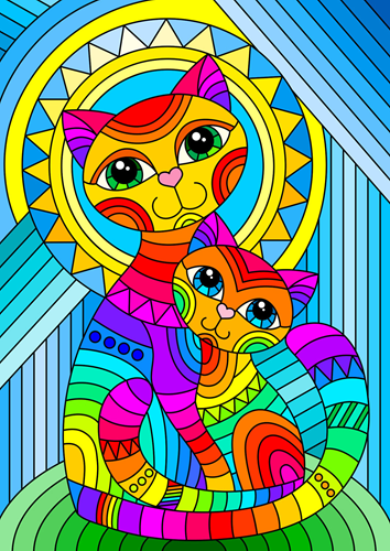 Inseparable Cat and Kitten Puzzel (1000 stukjes)-2