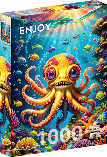 Cute Octopus Puzzel (1000 stukjes)