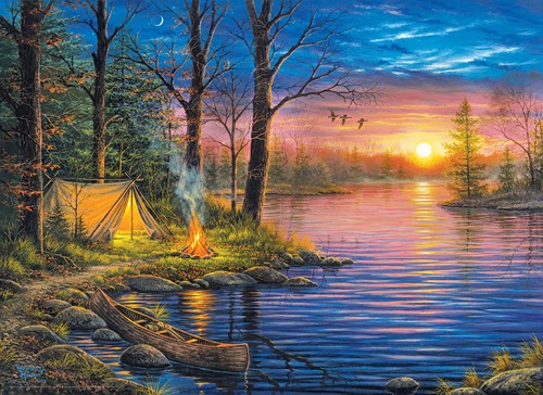 Evening Mist - Abraham Hunter Puzzel (1000 stukjes)-2