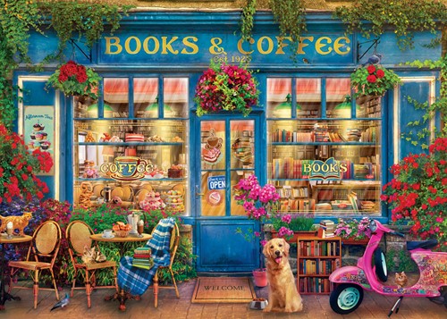 Books & Coffee - Gary Walton Puzzel (1000 stukjes)-2