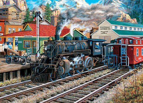 Het Oude 'Riverdale' Station Puzzel (1000 stukjes)-2