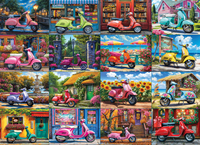 16 Scooters by Bigelow Puzzel (1000 stukjes)-2