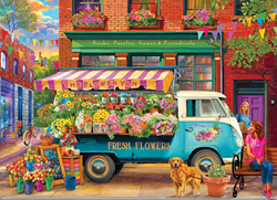 De Bloemenkar Puzzel (1000 stukjes)