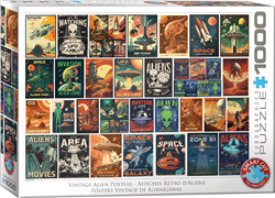 Buitenaardse Posters Puzzel (1000 stukjes)