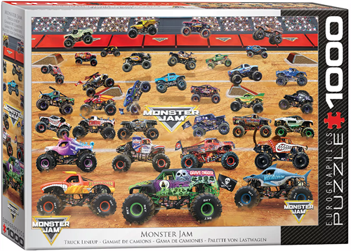 Monster Jam Truck Lineup Puzzel (1000 stukjes)