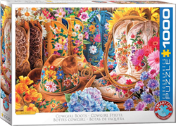 Cowgirllaarzen van Lars Stewart Puzzel (1000 stukjes)