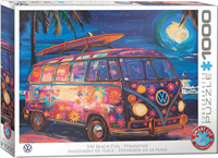 Strand Plezier met een VW Bus Puzzel (1000 stukjes)