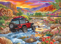 Jeep - Rocky Ride by C.Bigelow Puzzel (1000 stukjes)-2
