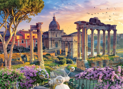 Roman Forum - Rome Italy Puzzel (1000 stukjes)-2