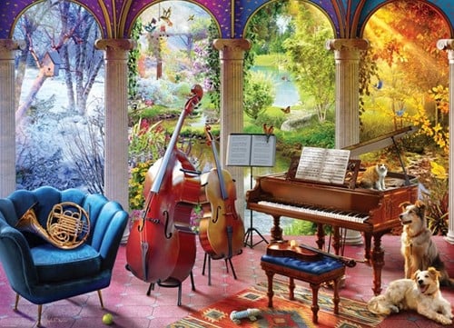 Four Seasons by Angelo Bonito Puzzel (1000 stukjes)-2