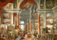 Galerij met Uitzichten op het Moderne Rome Puzzel (1000 stukjes)-2