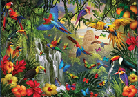 Tropisch Vogelparadijs Puzzel (500 XL stukjes)-2