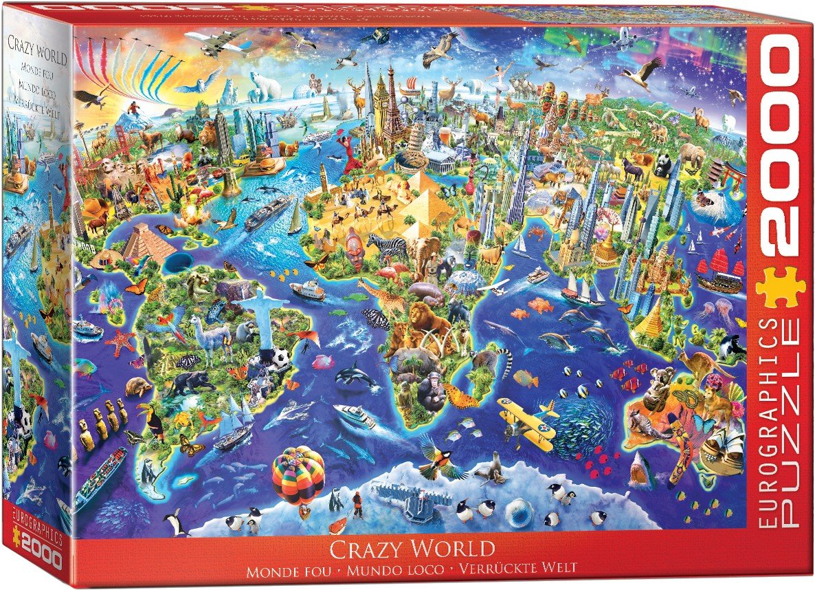 regering Verbonden voor Crazy World Puzzel (2000 stukjes) - kopen bij Spellenrijk.nl