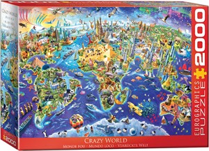 Afbeelding van het spelletje Crazy World Puzzel (2000 stukjes)