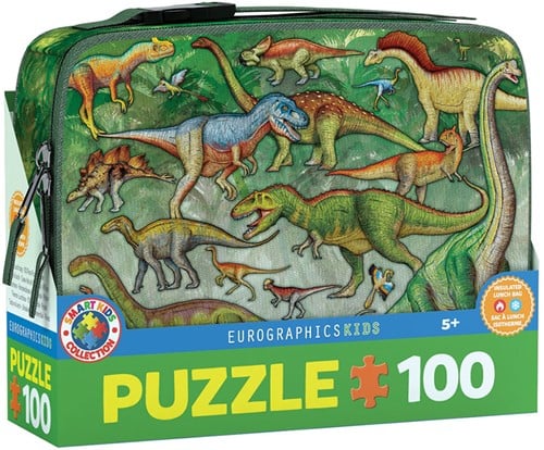 Dinosaur - Lunch Box Puzzel (100 stukjes)