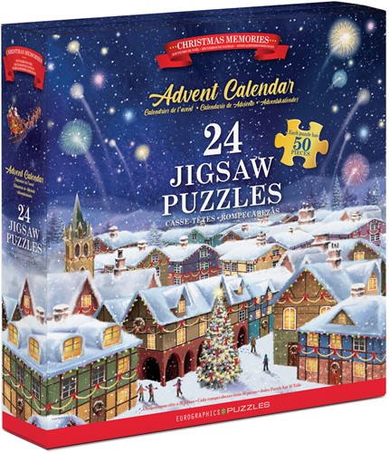 Puzzle Adventskalender - Christmas Memories Puzzel (24 x 50 stukjes)