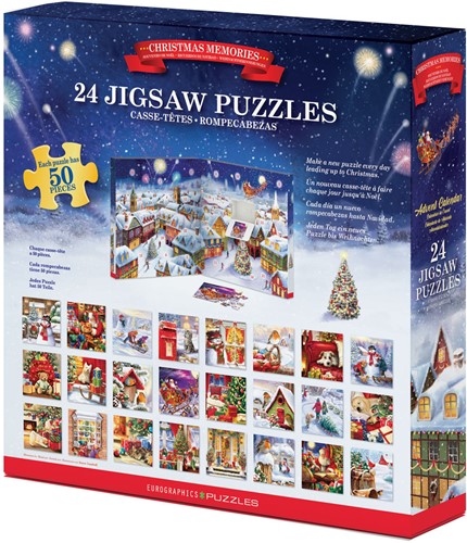Puzzle Adventskalender - Christmas Memories Puzzel (24 x 50 stukjes)-3