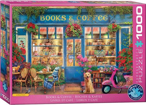 Books & Coffee - Gary Walton Puzzel (1000 stukjes)