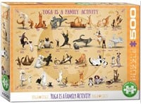 Yoga is a Family Activity Puzzel (500 XL stukjes)