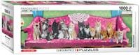 Kitty Cat Couch Panorama Puzzel (1000 stukjes)
