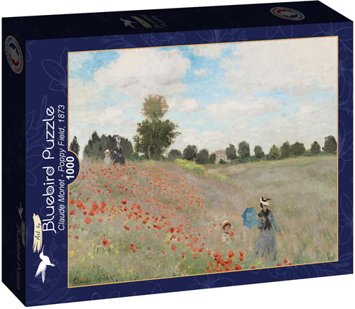 Claude Monet - Poppy Field Puzzel (1000 stukjes)