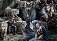 Anne Stokes - Wolf Collage Puzzel (1500 stukjes)-2